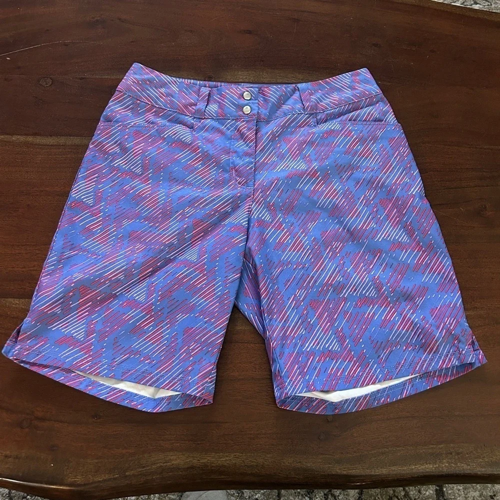 adidas Women's 7" Printed Shorts Size 0 (XS) - Picture 2 of 7
